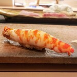寿司と日本料理 銀座 一 - 車海老