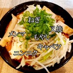 太道 - 赤味噌ラーメンアップ