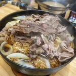 すき焼･鍋物 なべや - 牛肉鉄鍋