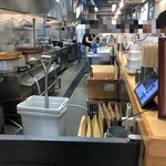 ぶたのほし - 細長いカウンター