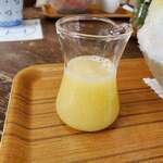 埜庵 - 別添えのゆずレモンシロップ