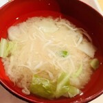 鹿児島県庁食堂 - 味噌汁