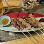 焼鳥 MOZU - 塩串おまかせ５本。