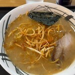 Ganso Janga Ra Ramen - ピリ辛ネギらぁめん(とんこつ) 1300円。