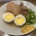 おでん まる米 - おでん　牛すじ,玉子,大根