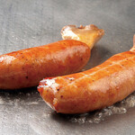 coarsely ground grilled sausage