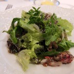 オー・プロヴァンソー - 魚介のサラダ仕立て 黒トリュフソース