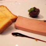 オー・プロヴァンソー - フォワグラのテリーヌ　いちじくの赤ワイン煮