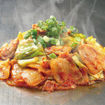 Delicious and spicy! pork kimchi