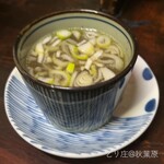 とり庄 - 〆の鳥スープ