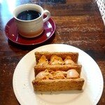 Saint Denis Cafe - とある日のデザート、キャラメルミルフィーユ