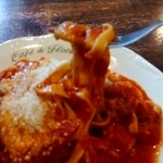 Saint Denis Cafe - 平打ち生麺でモチモチ♪