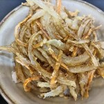 ゆで太郎 もつ次郎 - 野菜かき揚げ丼