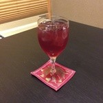 じん市 - 友人は車なのでザクロ＆蜂蜜＆林檎のジュースで我慢して頂きますｗ