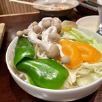 コヒツジヤ ラムマン - ジンギスカンセットの野菜