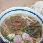 茶処 ももや - 天然なめこうどん&おにぎり（シャケ・昆布じゃこ）