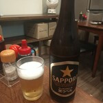 Horumon Yakiniku Enkichi - 瓶ビール