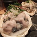 藤家 - もぉ～ぷるんぷるんです♪北海道　仙鳳趾産（せんぽうしさん)　生牡蠣さつまポン酢：950円