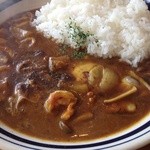 カレーと珈琲の店 ぽから - カレーのアップ