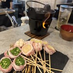 野菜巻き串 えくぼ - 