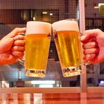 Kouryuumon - 飲み放題メニュー＋500円でビールも飲み放題に追加可能！