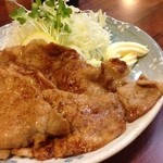 Tempuratakenawa - 豚しょうが焼６００円