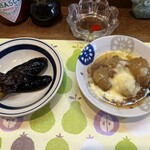 おばんざい処 のりっぺ - ナス素揚げ　タマネギあんかけ