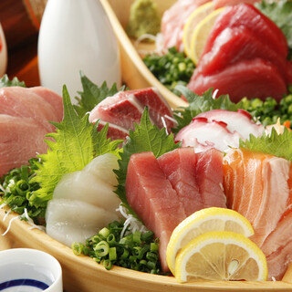 Directly from the market! We offer a wide variety of extremely fresh seafood!