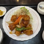 餃子酒場 柏 - 酢豚定食