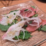 恵比寿 いっちょかみ - 鮮魚のカルパッチョ