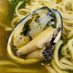 貝だしラーメン黒船 - あわび！