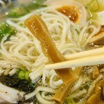 貝だしラーメン黒船 - メンマ