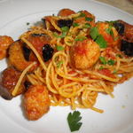 VIA Brianza - 鶏肉のポルペッティニ　マリナーラ・スパゲッティ