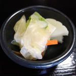 洋風茶寮 風花田 - お気軽膳　￥１５００　漬物
