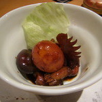 じどりや 穏座 - 煮物　鶏ホルモー！！