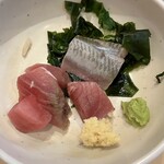 宝山 いわし料理 大松 - いわし＋マグロ刺身