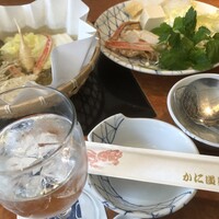 かに道楽 銀座八丁目店 - お出汁もお勧め。