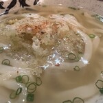 うどん処 重己 - 天かすはアオサ入り