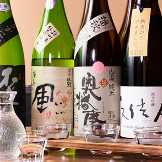 Approximately 20 kinds of professionally selected Japanese fruit wines are attractive! All-you-can-drink also available