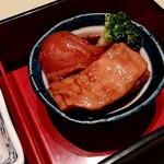 京都石塀小路豆ちゃ - おばんざいの豚肉角煮♫味しみしみのじゃがいもも美味しい❣️