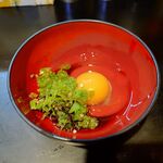 一条流中華そば 智颯 - つけ玉 + 青唐辛子　