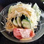 ラズベリー - 野菜も新鮮でしたヨ～