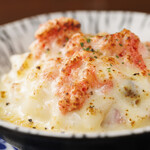 Grilled mentaiko potato and cheese