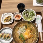 Mangetsu - 韓国辛ラーメン+韓国のりまき950円