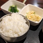 Matsunoki - ごはんと小鉢２つ（シロンタン定食）