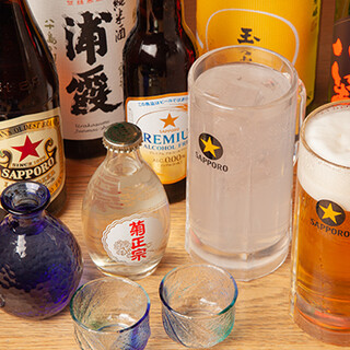 We have an extensive drink menu that goes well with miso pickles and lees pickles.