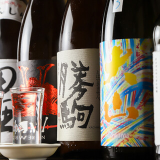 お好みの美酒で乾杯。お料理と相性抜群なお酒が勢ぞろい！