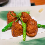 のどぐろ専門 銀座中俣 はなれ - 名物　のどぐろのさつま揚げ