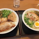 ラーメン櫻島 - 櫻島ラーメン　８５０円　と　一枚チャーシュー麺　６５０円　【　２０１３年１１月　】