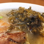 ラーメン櫻島 - 一枚チャーシュー麺　６５０円の高菜　【　２０１３年１１月　】